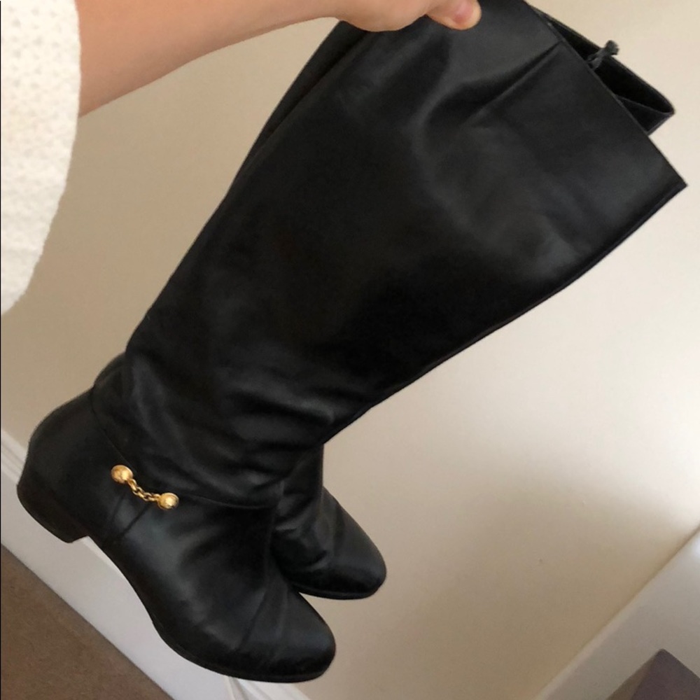 Black ferragamo boots